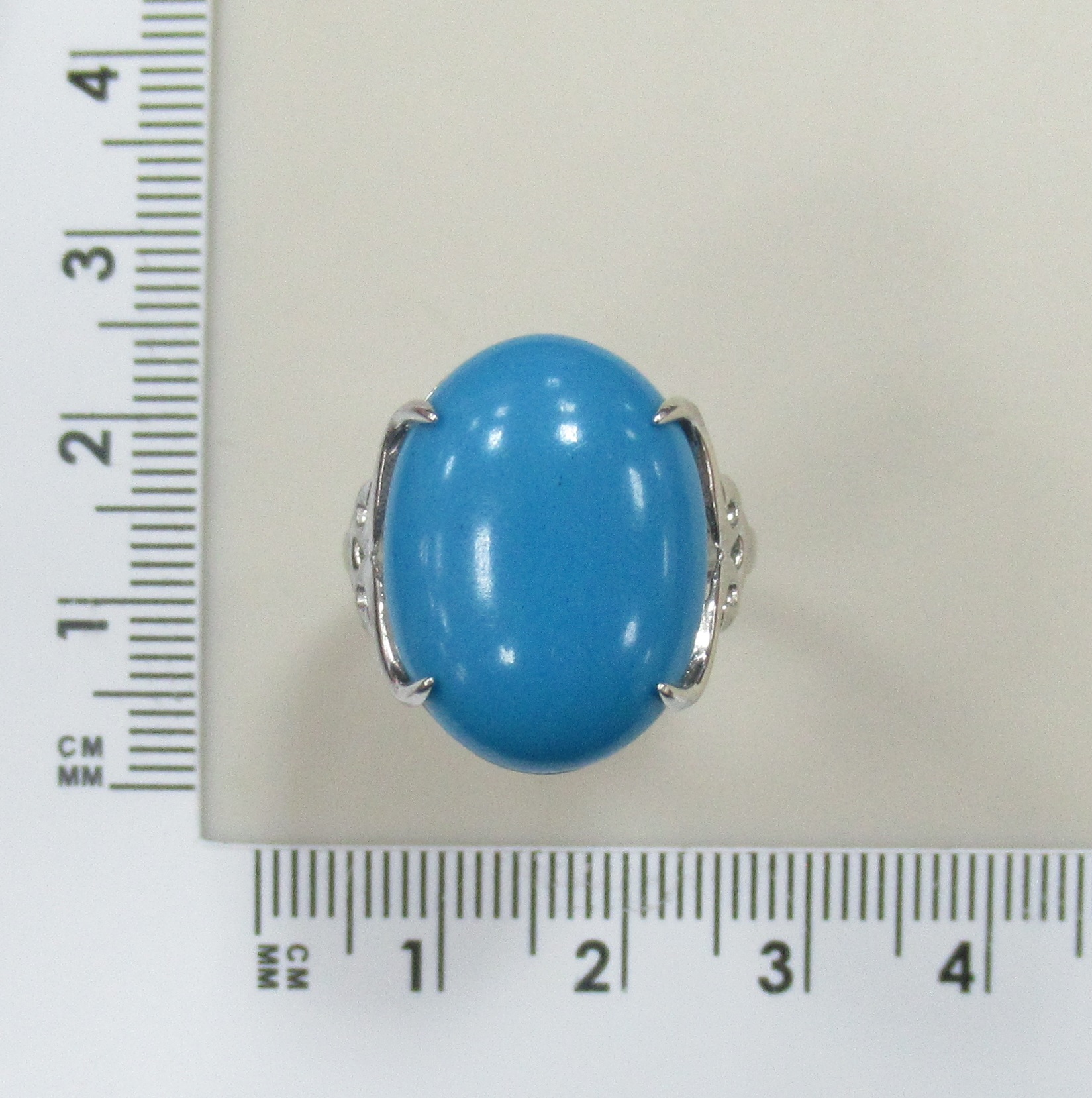 Серебряное кольцо с бирюзой